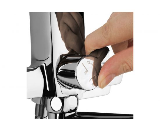 Смеситель для ванны Milardo Atlantic ATLSBLCM10 с длинным изливом с керамическим дивертором – изображение 4