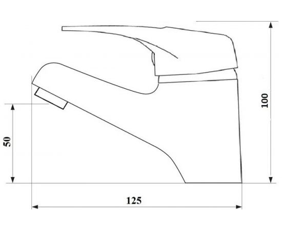 Смеситель для умывальника WISENT W10215 – изображение 4