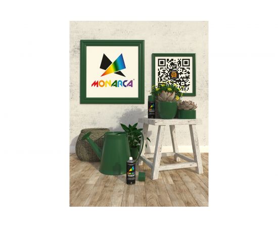 Аэрозольная краска Monarca RAL6002 Зеленый Лист 16002 – изображение 4