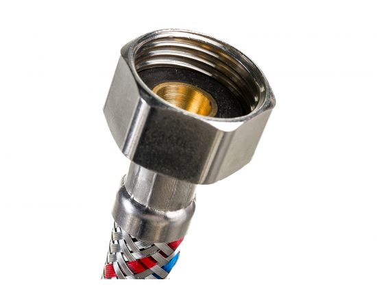 Гибкая подводка для смесителей Gigant 1/2""хМ10x80 см, г/ш P-80-M10 – изображение 5