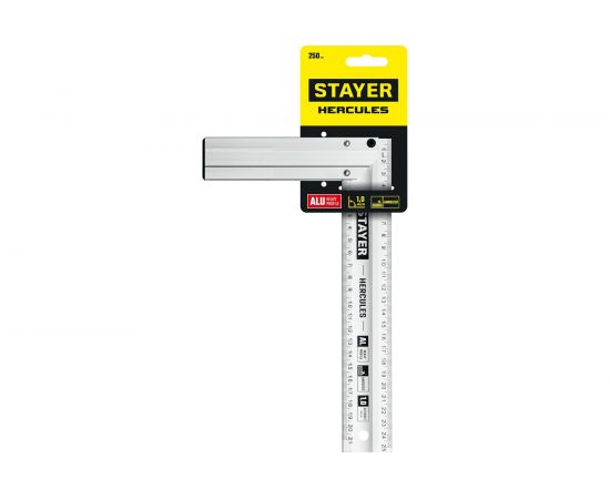 Жесткий столярный угольник STAYER Hercules 250 мм 3432-25 – изображение 6