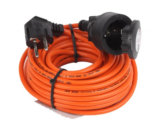 Силовой удлинитель ЭРА UPx-1e-3x0.75-10m-IP44 в бухте, c заземлением, 1 гнездо, 10м ПВС 3х0,75мм2 Б0046810 