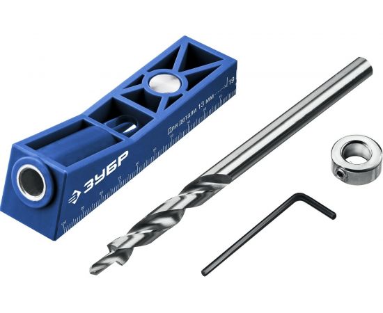 Кондуктор Мини для глухих отверстий ЗУБР 1 отверстие 30092 