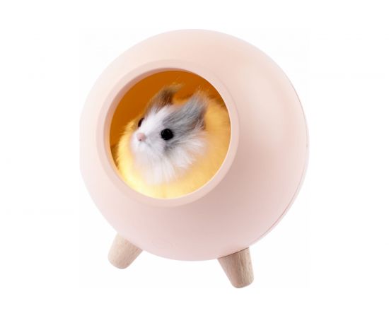 Детский ночник ЭРА светильник светодиодный NLED-468-1W-P хомяк розовый, Б0052816 