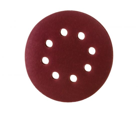 Круг шлифовальный перфорированный, 8 отверстий, 125 мм, P1500, 5 шт Росомаха 438815 