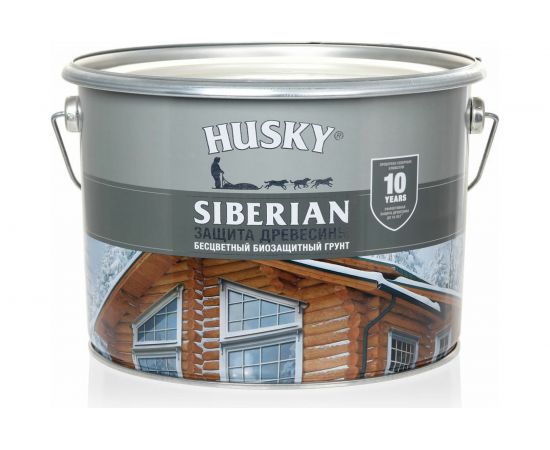 Грунт бесцветный HUSKY SIBERIAN 9 л 27036 