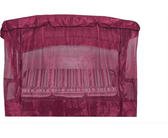 Чехол с москитной сеткой для качелей Garden Story Люкс- 2, Люкс-3, 1460x1980x1900 мм, бордовый Ч163-МТ003 