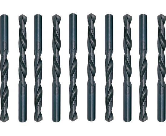 Сверло по металлу HSS DIN 338 (10 шт; 5.7x57x93 мм) Fortis 10 010 274 