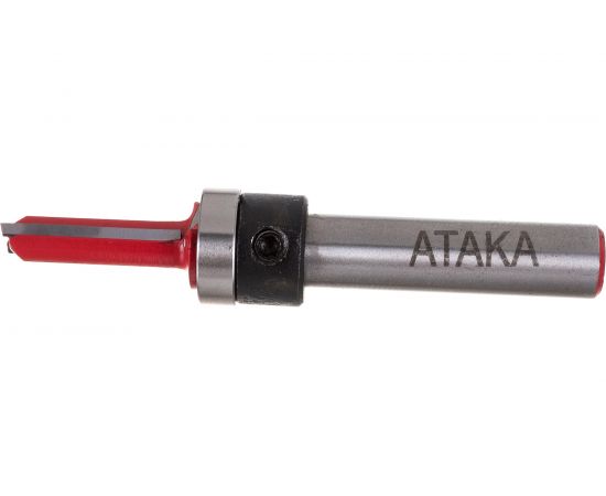 Фреза пазовая прямая с подшипником (6.35х8х19 мм) Атака 8141520 