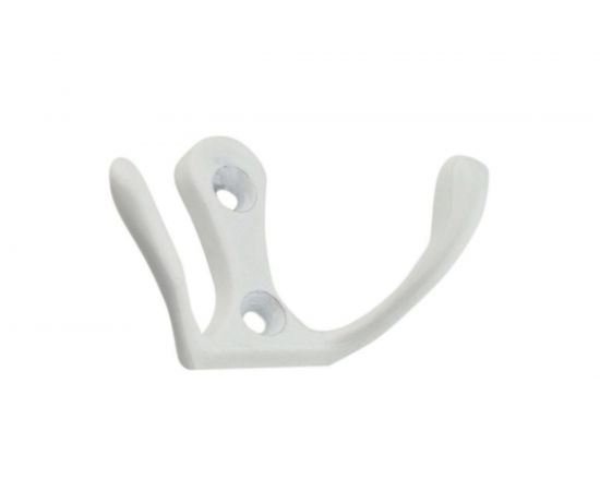 Двойной крючок Trodos 04.11.03 малый, белый 302030 