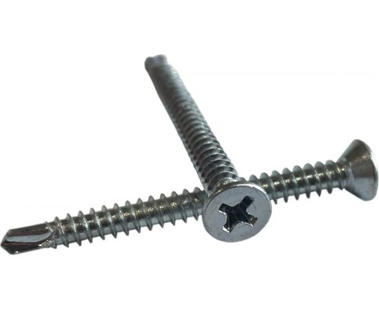 Саморез ZAMETAL 3,5х11 со сверлом и потайной головкой, DIN 7504Р, оц., 1000 шт ZA101241 