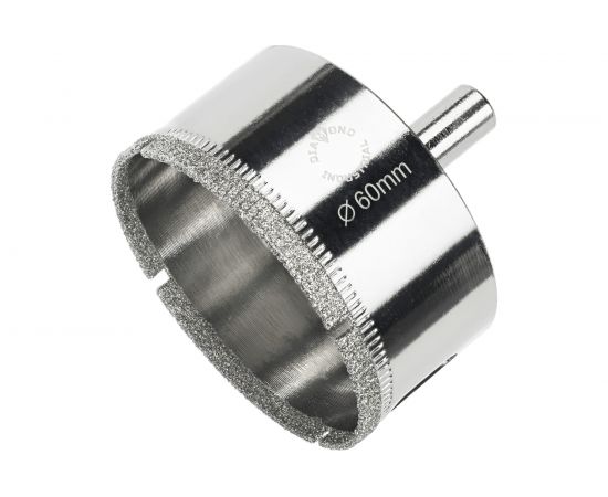 Коронка алмазная по керамике, плитке и стеклу 60 мм Diamond Industrial DIDCBC060 
