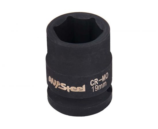 Головка ударная шестигранная (19 мм; 1/2DR) AV Steel AV-720019 