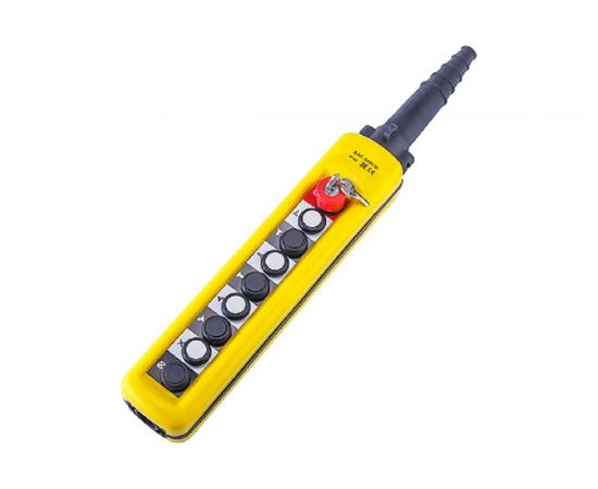 Кабельный пульт 8 кнопок, 2-ступенчатая, авар.стоп, ключ, XAC-A A8913K 