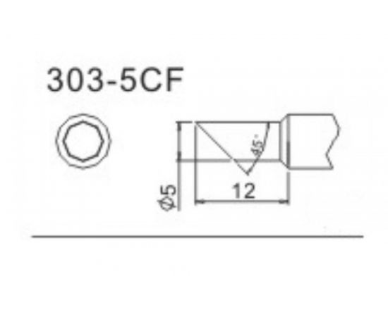 Насадка паяльная QUICK 303-5CF – изображение 2