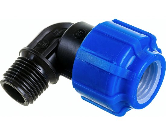 Отвод с наружной резьбой ПОЛИТЭК 20х1/2 50012012 – изображение 2