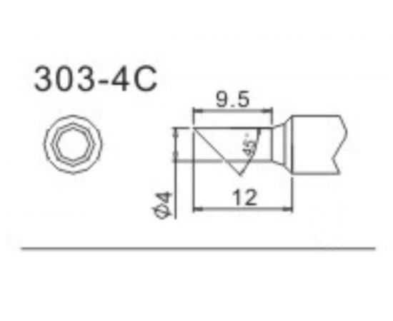 Насадка паяльная QUICK 303-4C – изображение 2