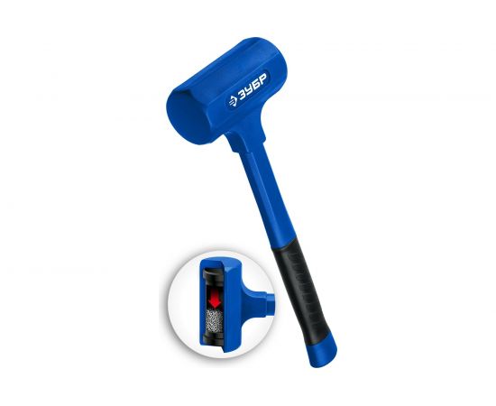 Безынерционный молоток ЗУБР БМО 60 мм, 1800 г 2049-1800 – изображение 2