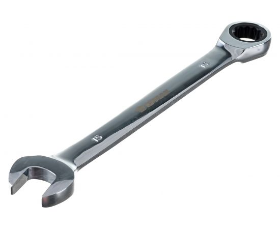 Комбинированный трещоточный ключ ЕРМАК 15мм 736-167 – изображение 2