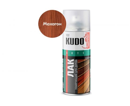 Тонирующий акриловый универсальный лак для дерева KUDO Махагон KU-9044 – изображение 2