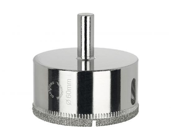 Коронка алмазная по керамике, плитке и стеклу 60 мм Diamond Industrial DIDCBC060 – изображение 2