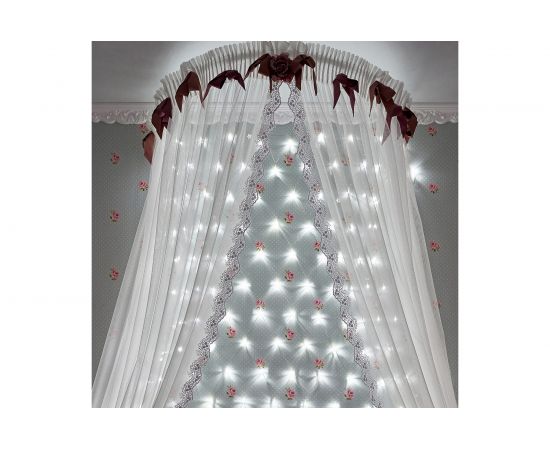 Гирлянда Neon-Night СЕТЬ 1.8х1.5м, прозрачный ПВХ, 180LED белые 215-135 – изображение 3