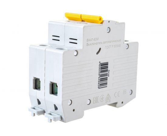 Автоматический выключатель IEK ВА47-60M 2Р 25А 6кА С MVA31-2-025-C – изображение 3