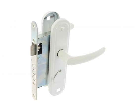 Врезной замок ЗЕНИТ Омега-ЗВ9.1-02ЗВ9.2 белый 19504 – изображение 3