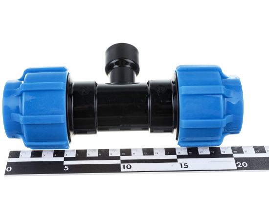 Тройник с внутренней резьбой ПОЛИТЭК 40х3/4х40 52403440 – изображение 4