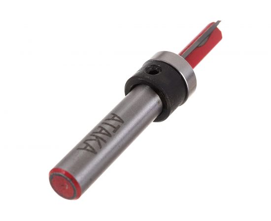 Фреза пазовая прямая с подшипником (6.35х8х19 мм) Атака 8141520 – изображение 4