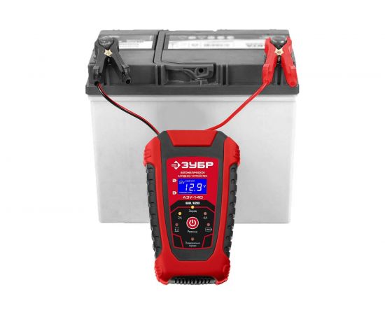 Автоматическое зарядное устройство ЗУБР АЗУ-140 6/12 В, 6А 59310 – изображение 6