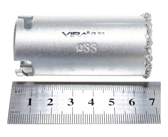 Кольцевая коронка по керамической плитке (33 мм) Vira 559300 – изображение 6