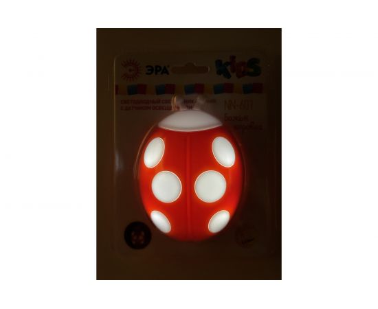 Ночник ЭРА NN-601-LS-R красный с сенсором Б0019094 – изображение 8