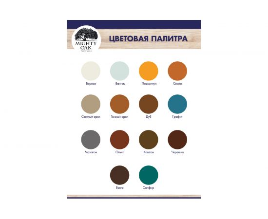 Колер-паста для масла и воска Mighty Oak К-74 (дуб; 100 мл) MO125 – изображение 9