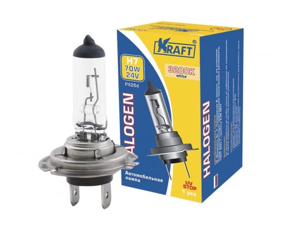 Автолампа KRAFT H7 24v 70w PX26d KT 700016 