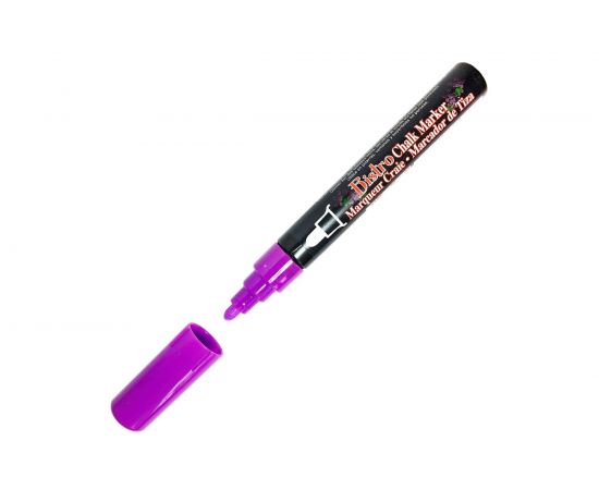 Меловой маркер для стекла MARVY UCHIDA 1,5-6 мм неон- фиолет. MAR480/8F 