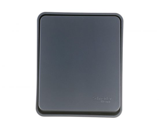 1-клавишный выключатель Schneider Electric AtlasDesign PROFI IP54 открытой установки 10 АХ, антрацит ATN544061 
