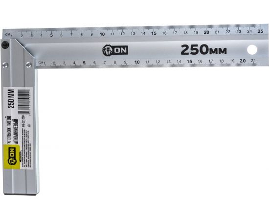Угольник ON алюминиевый литой, 250мм 05-02-250 