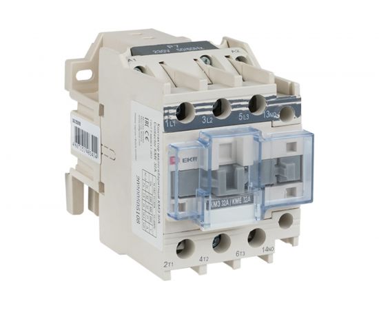 Магнитный пускатель EKF КМЭ 25А катушка управления 380В АС малогабаритный 1NO ctr-s-25-380 