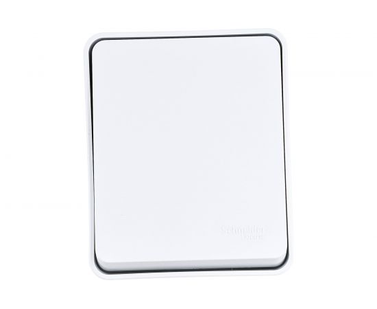 1-клавишный выключатель Schneider Electric AtlasDesign PROFI IP54 открытой установки 10 АХ, белый ATN540161 