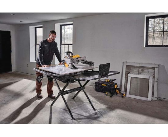 Пила по камню и керамической плитке Dewalt 1600 Вт, диск 250x25.4, D36000-QS – изображение 2