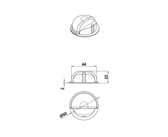 Стопор на клеевой основе Amig белый/серый 5986 – изображение 2