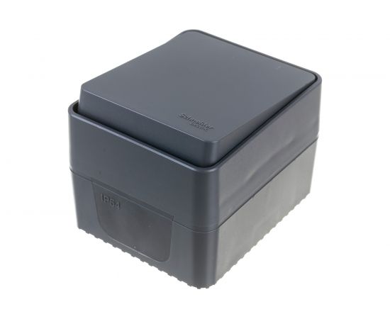 1-клавишный выключатель Schneider Electric AtlasDesign PROFI IP54 открытой установки 10 АХ, антрацит ATN544061 – изображение 2