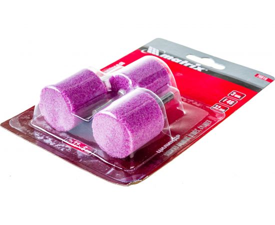 Шарошка абразивная (3 шт; 32x32x6 мм; F46; цилиндр) MATRIX 76016 – изображение 3