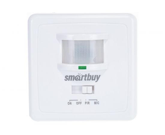 Инфракрасный датчик движения Smartbuy встраиваемый, с датчиком звука 500Вт, до 9м IP20 sbl-ms-003 – изображение 3