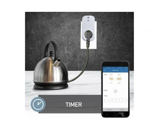 Розетка с пультом управления Electraline 16А 250В белая 48506 – изображение 4