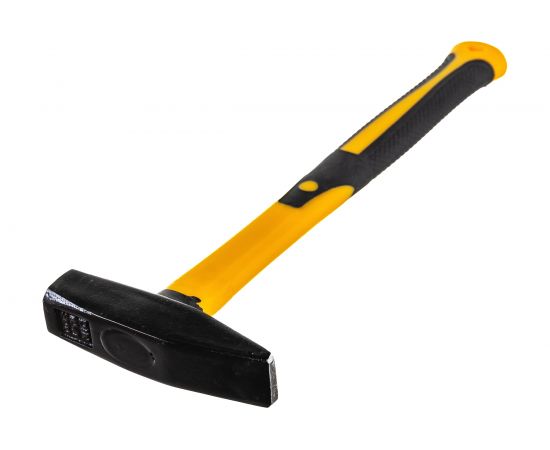 Слесарный молоток Ultima 300г, фибергласовая обрезиненная рукоятка 121011 – изображение 4