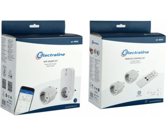 Розетка с пультом управления Electraline 16А 250В белая 48506 – изображение 5