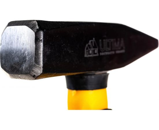 Слесарный молоток Ultima 300г, фибергласовая обрезиненная рукоятка 121011 – изображение 5