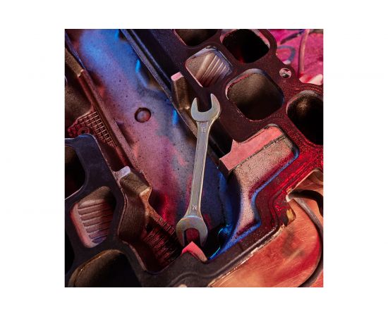 Гаечный рожковый ключ желтый цинк REXANT 13х14 мм 12-5827-2 – изображение 6